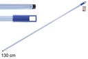 Palo escoba/fregona decorado azul y blanco 130 cm