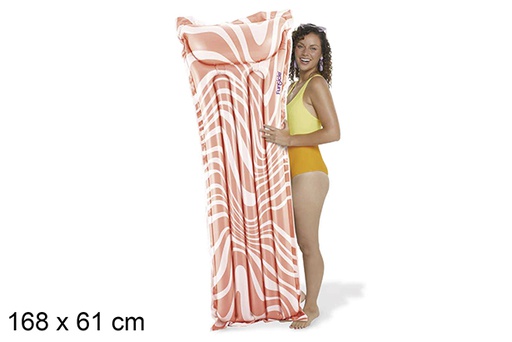 [119076] Colchoneta hinchable Swirl rosa 168x61cm