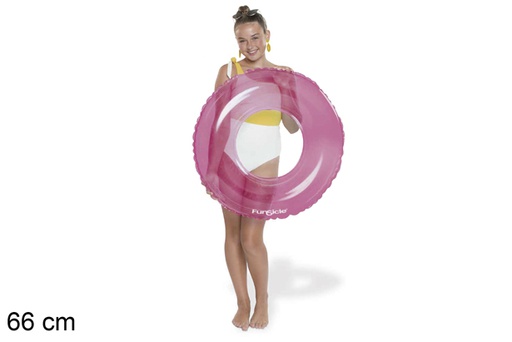 [119089] Pink inflatable float 66 cm
