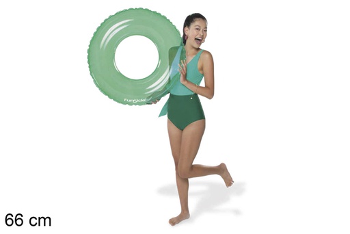 [119090] Green inflatable float 66 cm