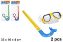 Pack 2 pièces pour plongée couleur assortie