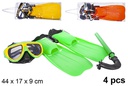 Pack 4 pieces for diving in bag