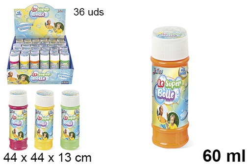 [119129] Tubo pompas jabón Colors 60 ml