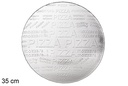 Bajo plato cristal Pizza 35 cm