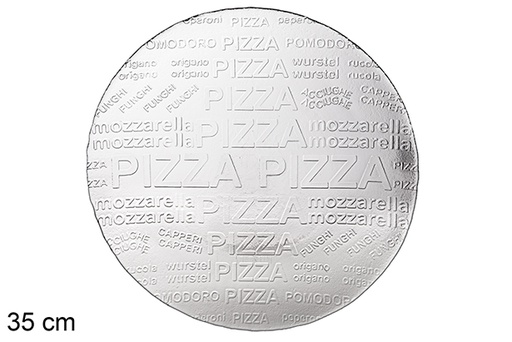 [119292] Sob placa de vidro Pizza 35 cm