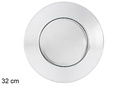 Bajo plato cristal Belfast 32 cm