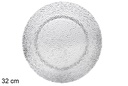 Bajo plato cristal Galway 32 cm