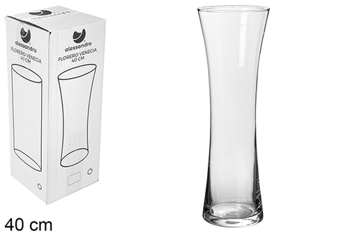 [119298] Vaso di vetro Venecia 40 cm