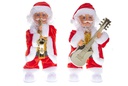Papa Noel con música y movimiento surtido 30 cm