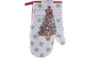 Manopla decorada árbol Navidad 19x27 cm