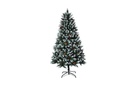Christmas tree snowy with balls, berries, pine cones and flowers 60 cm