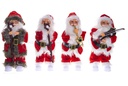 Papa Noel con música y movimiento surtido 28 cm