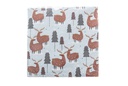 Pack  20 servilletas Navidad decorada reno 3 capas