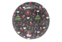Pack 6 platos papel decorado árbol Navidad 23 cm