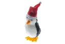 Display box penguins with Christmas hat 12 cm