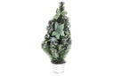 Arbolito Navidad decorado plata/verde 50 cm
