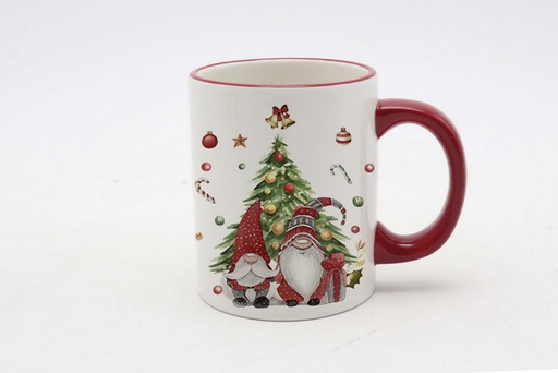 [120146] Mug de Noël en céramique décoré Elfe 300ml