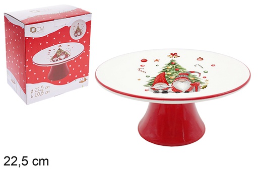 [120151] Lancheira de Natal em cerâmica 22,5 cm