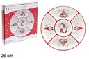 Entremesera cerámica Navidad decorada elfo 26 cm