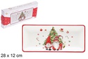 Bandeja cerámica Navidad decorada elfo 28x12 cm