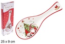 Cuchara cerámica Navidad decorada elfo 25x9 cm