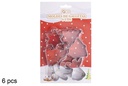 Pack 6 moldes de metal para galletas Navidad surtidos
