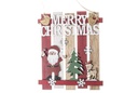 Wooden Christmas pendant Santa Claus Merry Christmas