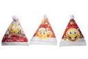 Gorro Navidad caras sonrientes modelos surtidos 36x32 cm