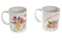 Taza de cerámica Navidad decoración surtida 9,5 cm