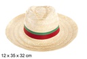 Sombrero paja Basic bicolor con cinta Portugal