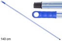 Palo soft rayado azul y blanco 140 cm