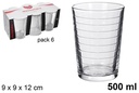 Vaso cristal sidra Lisboa 500 ml