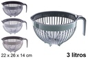 Bowl plástico mezclador con asa 3 l.