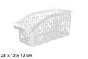 Organizador plástico almacenamiento 28x12x12 cm