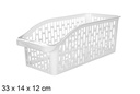 Plastic transparent storage organizer  33x14x12 cm