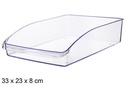 Plastic refrigerator organizer 33x23x8 cm