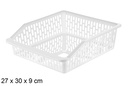 Bandeja plástico blanca organizadora Tidy XXL
