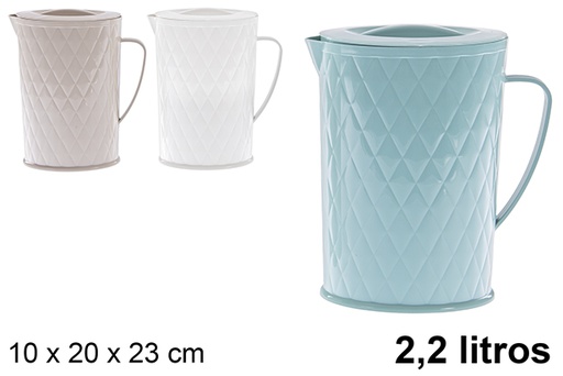 [120965] Carafe à eau en plastique Armoni 2,2 l.