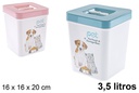 Caja plástico para alimento mascotas 3,5 l.