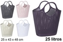 Bolso plástico tejido Victoria 25 l.