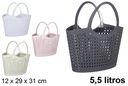 Bolso plástico tejido Victoria 5,5 l.