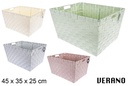 Cesta nylon colores Verano 45x35x25 cm