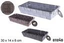 Cesta nylon colores Otoño 30x14x6 cm
