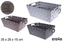 Cesta nylon colores Otoño 35x25x15 cm