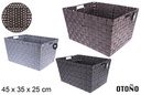 Cesta nylon colores Otoño 45x35x25 cm