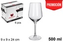 Copa cristal vino Excalibur 500 ml