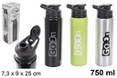 Botella aluminio Deporte 750 ml