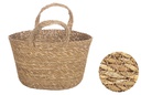 Capazo seagrass pequeño con asa corta