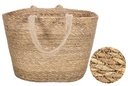 Capazo seagrass grande con asa corta yute