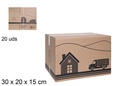 Multipurpose cardboard box (economical) S-16 30x20x15 cm